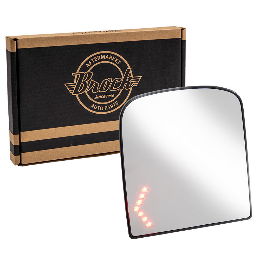 Mirror Glass with Base for 1999-2013 Silverado 1500 Turn Signal Indicator Heated for 2003-2006 Silverado 1500 HD for 2003-2014 Tahoe for 2003-2013 Suburban 2500 for 2003-2006 Avalanche 2500 15933017