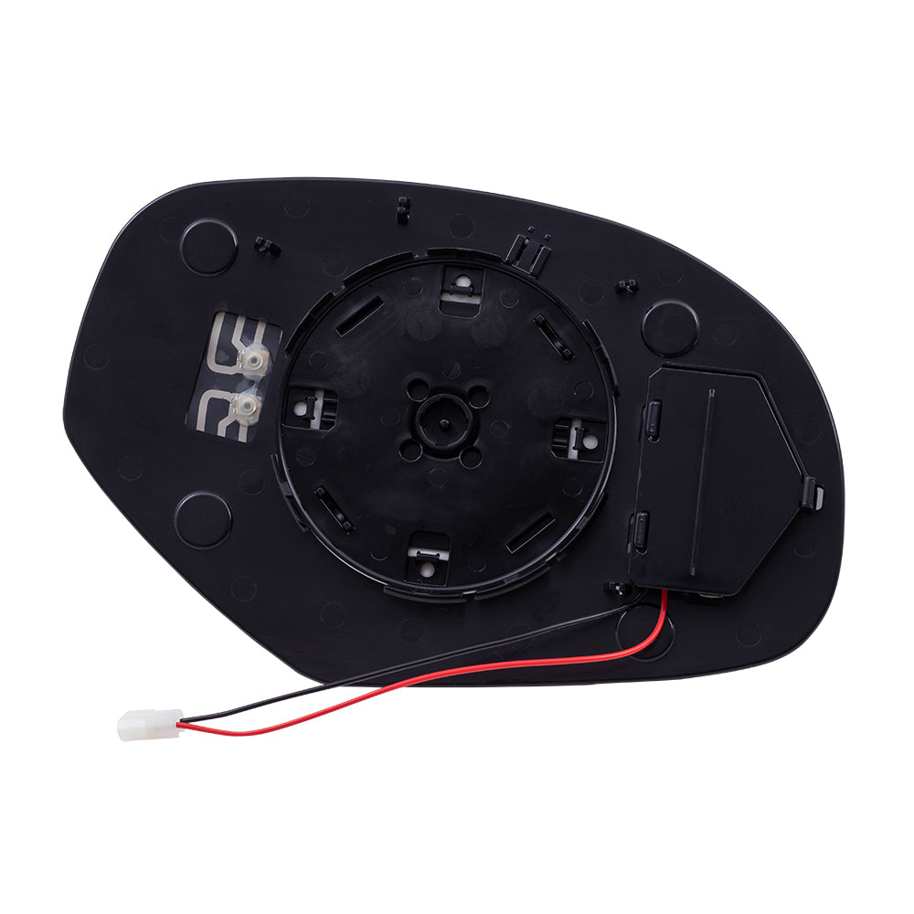 Mirror Glass with Base for 2007-2013 Silverado 1500 Turn Signal Indicator Heated for 2007-2014 Silverado 2500 for 2007-2014 Tahoe for 2007-2013 Suburban 2500 for 2014 Suburban 15874992 Left GM1324138