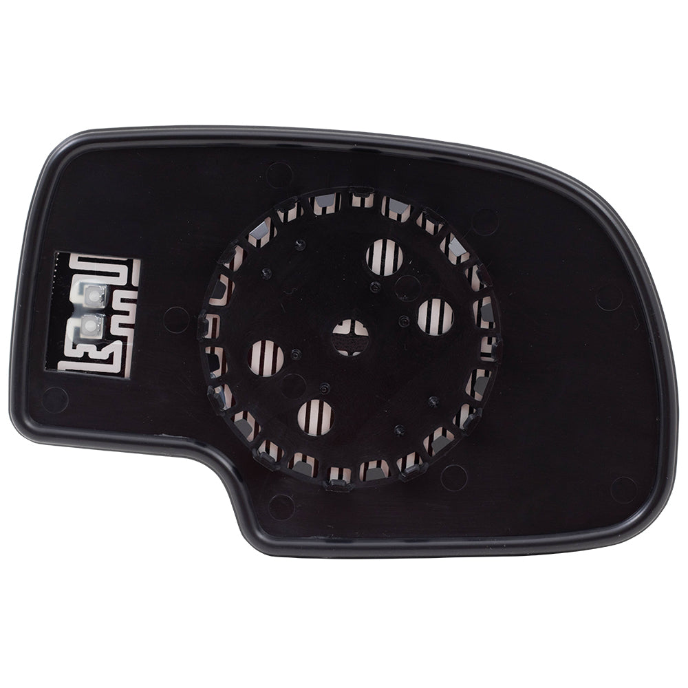 Mirror Glass with Base for 1999-2006 Silverado 1500 Heated for 2001-2006 Silverado 1500 HD for 2000-2006 Tahoe for 2000-2006 Suburban 2500 for 2002-2006 Avalanche 2500 for 2001-2006 Sierra 3500 Left