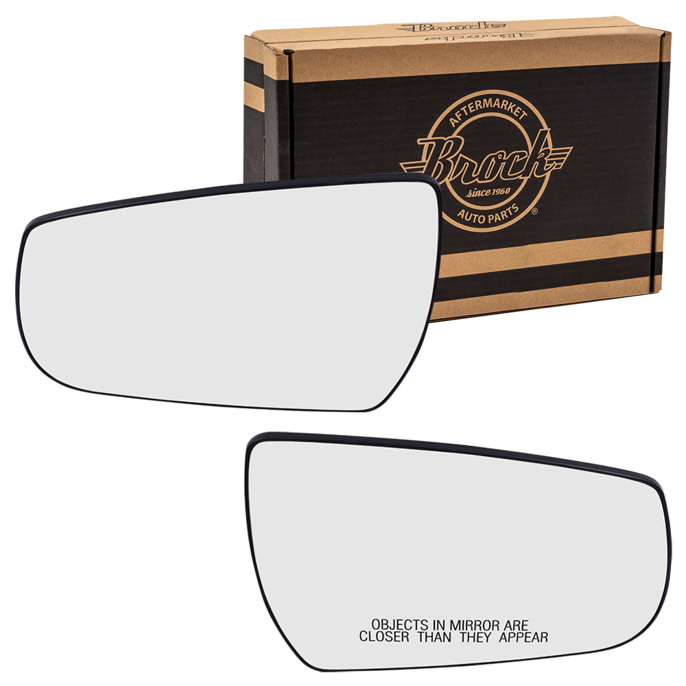 Mirror Glass with Base for 2013-2015 Malibu for 2016 Malibu Limited 23177423 Set