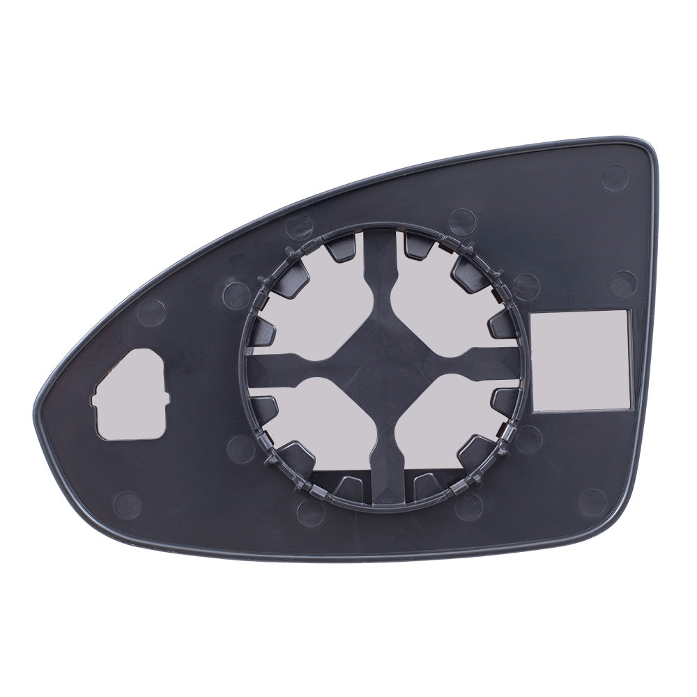 Brock Replacement Set Driver and Passenger Door Mirror Glass & Bases Compatible with 2011-2015 Cruze 2016 Cruze Limited 95215096 95215095