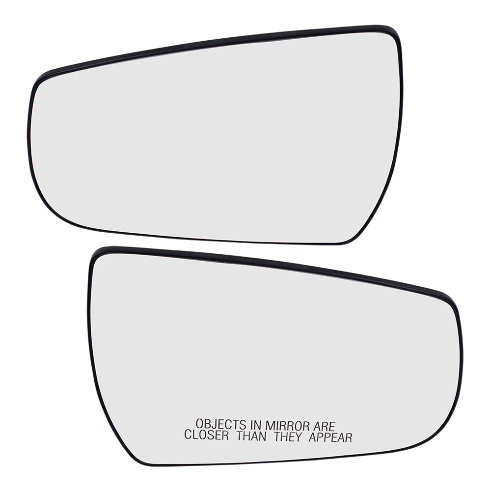 Mirror Glass with Base for 2013-2015 Malibu Heated for 2016 Malibu Limited 22860536 Set