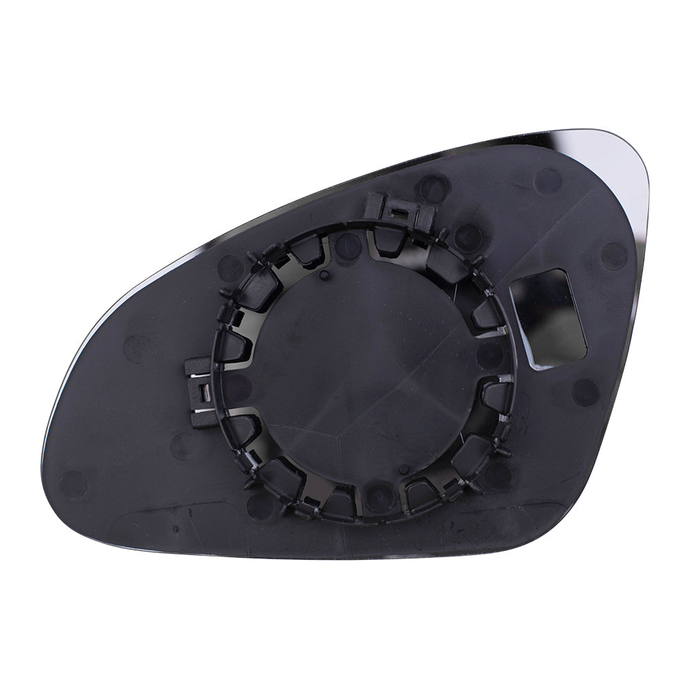Brock Replacement Passenger Side Door Mirror Glass with Base Compatible with 2012-2017 Verano