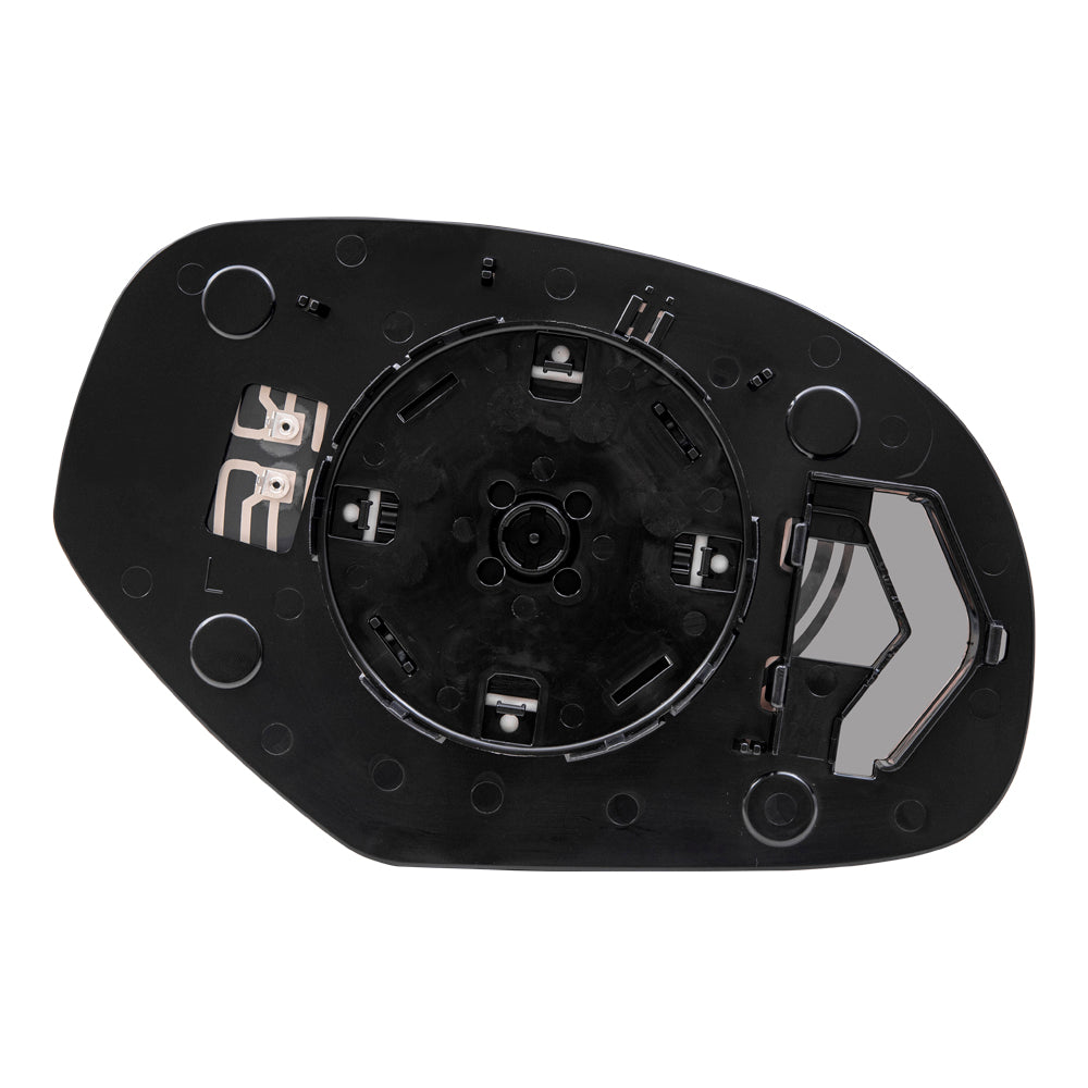 Mirror Glass with Base for 2007-2013 Silverado 1500 Heated for 2007-2014 Silverado 2500 for 2007-2014 Suburban 1500 for 2007-2013 Suburban 2500 25829662 Left GM1324137