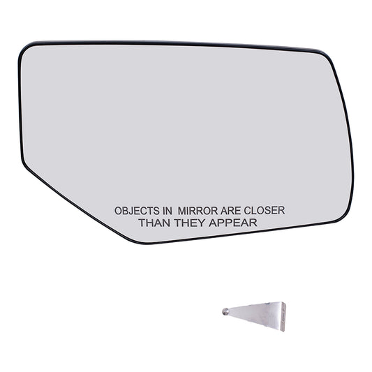 Mirror Glass with Base for 2015-2020 Tahoe Heated for 2015-2020 Suburban for 2016-2019 Suburban 3500 HD 22976560 Right GM1325147