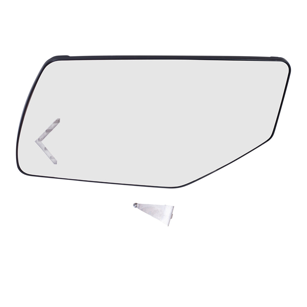 Mirror Glass with Base for 2015-2020 Tahoe Turn Signal Indicator Automatic Dimming Power Fold for 2015-2020 Suburban for 2016-2019 Suburban 3500 HD 23241377 Left GM1324148