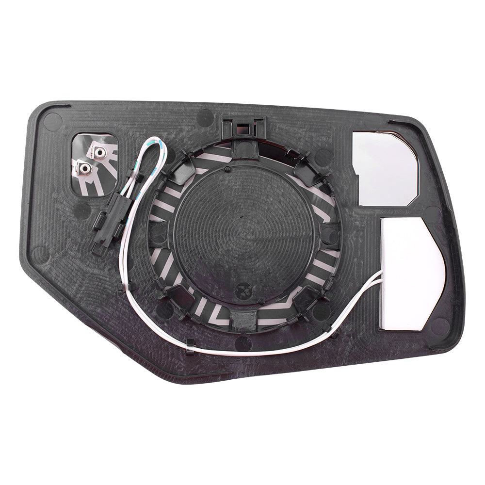 Mirror Glass with Base for 2015-2020 Tahoe Turn Signal Indicator Automatic Dimming Power Fold for 2015-2020 Suburban for 2016-2019 Suburban 3500 HD 23241377 Left GM1324148