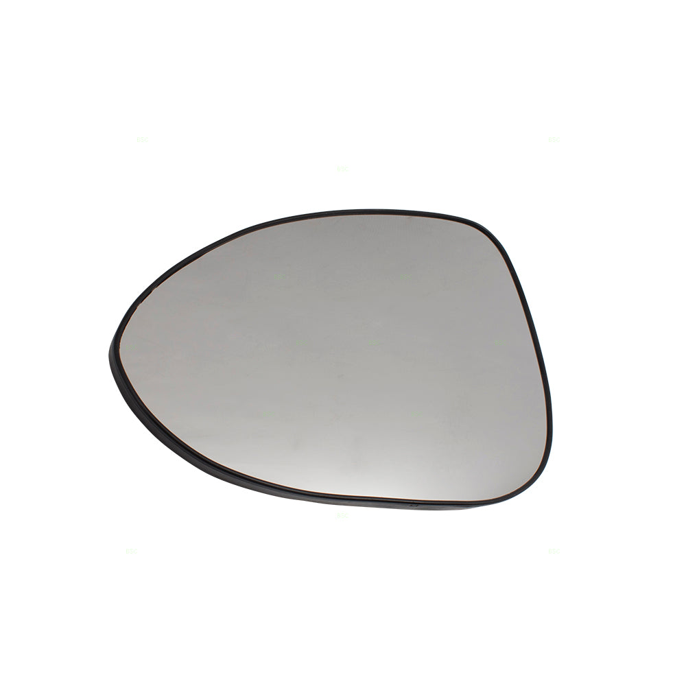 Brock Replacement Driver Side Door Mirror Glass with Base without Heat Compatible with 12-18 Sonic 95132581