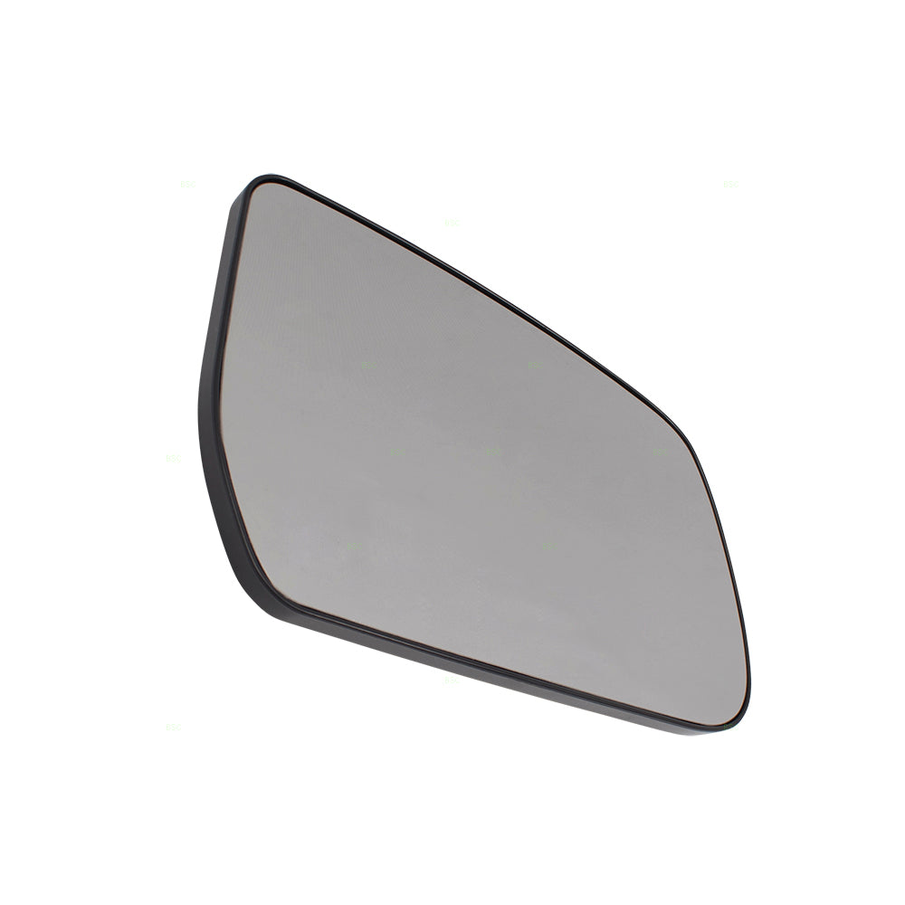 Brock Replacement Passengers Side Door Mirror Glass & Base Heated Compatible with 10-14 Equinox Terrain 20873492