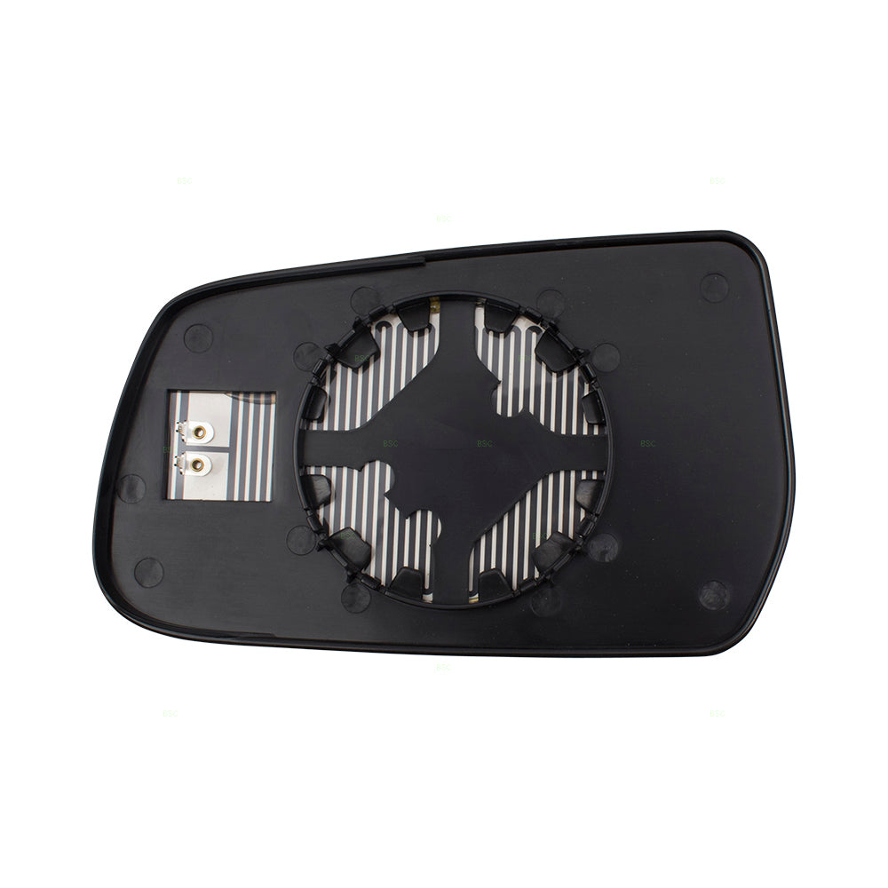 Brock Replacement Passengers Side Door Mirror Glass & Base Heated Compatible with 10-14 Equinox Terrain 20873492