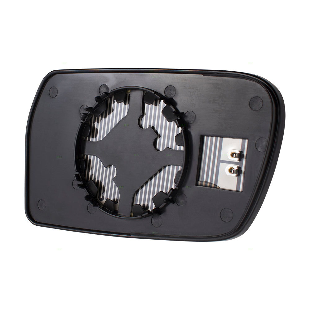 Brock Replacement Passengers Side Door Mirror Glass & Base Heated Compatible with 10-14 Equinox Terrain 20873492