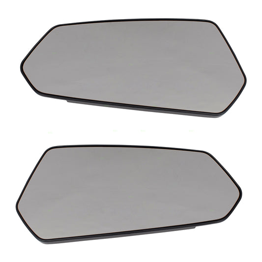 Mirror Glass with Base for 2010-2015 Camaro 92235872 Set GM1324190