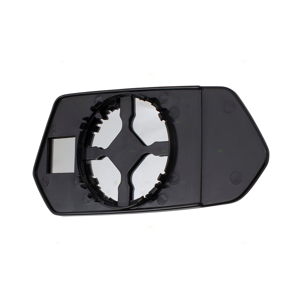 Brock Replacement Set Driver and Passenger Door Mirror Glass & Bases Compatible with 10-15 Camaro 92235872 92235873