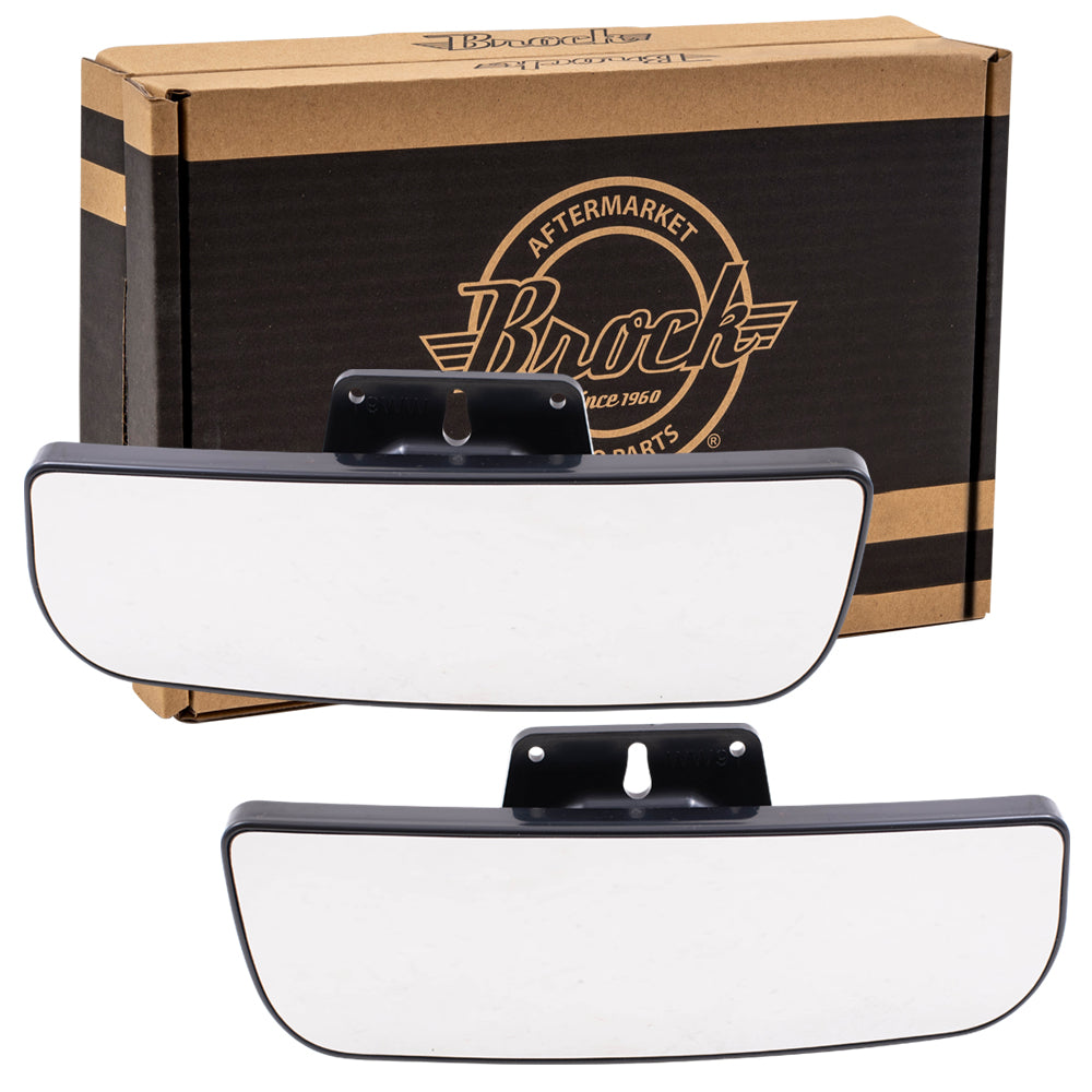 Mirror Glass with Base for 2008-2014 Express 1500 for 2008-2024 Express 2500 for 2008-2014 Savana 1500 for 2008-2024 Savana 2500 19207169 Set GM1324123