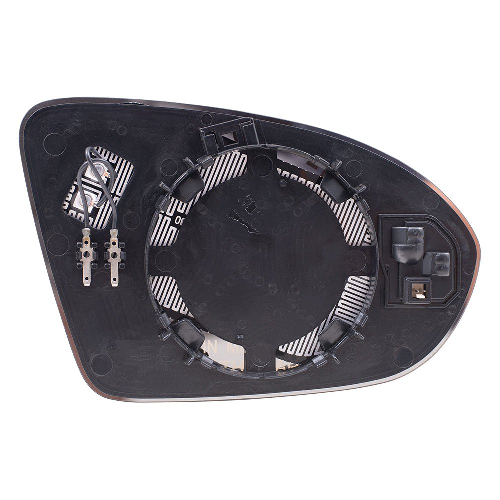 Mirror Glass with Base for 2016-2019 Cruze Blind Spot Detection for 2016 Cruze Limited 39123332 Left GM1324185
