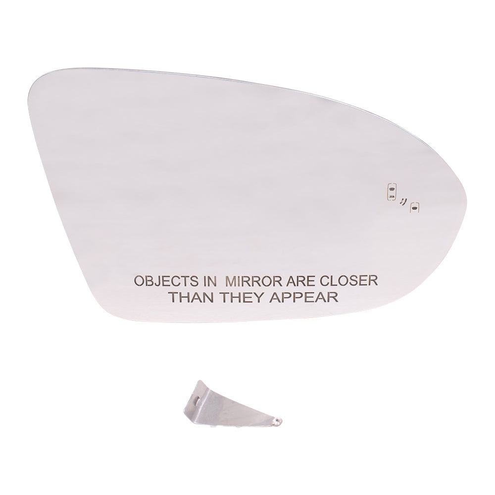 Mirror Glass with Base for 2016-2019 Cruze Blind Spot Detection for 2016 Cruze Limited 39123333 Right GM1325185