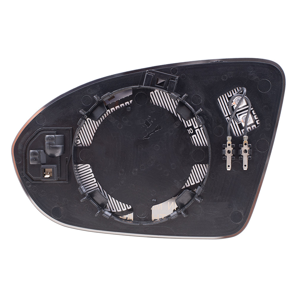 Mirror Glass with Base for 2016-2019 Cruze Blind Spot Detection for 2016 Cruze Limited 39123333 Right GM1325185