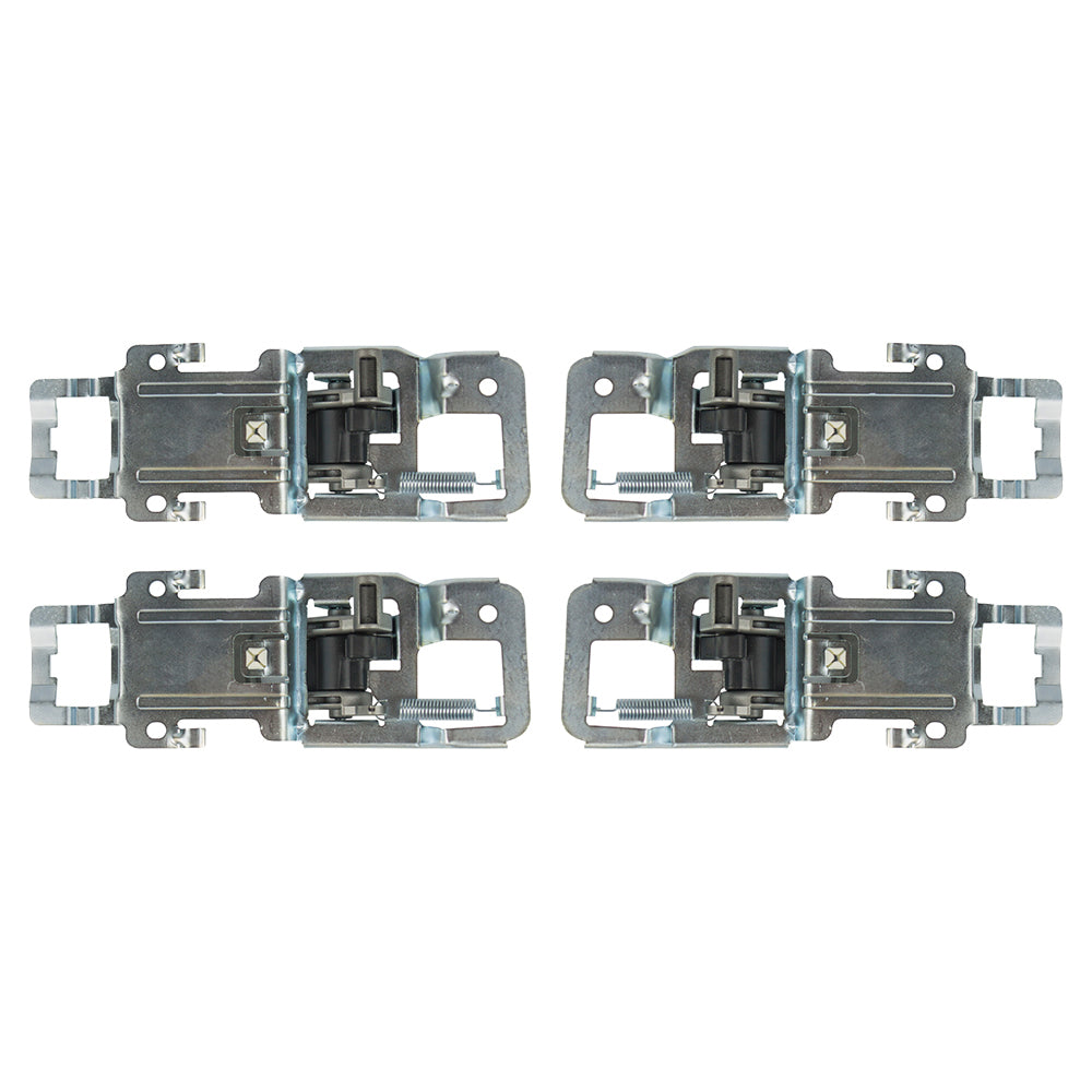 Brock Replacement 4 Pc Set Inside Satin Door Handles Compatible with 2005-2009 Equinox 2006-2009 Torrent 15926295 15926296