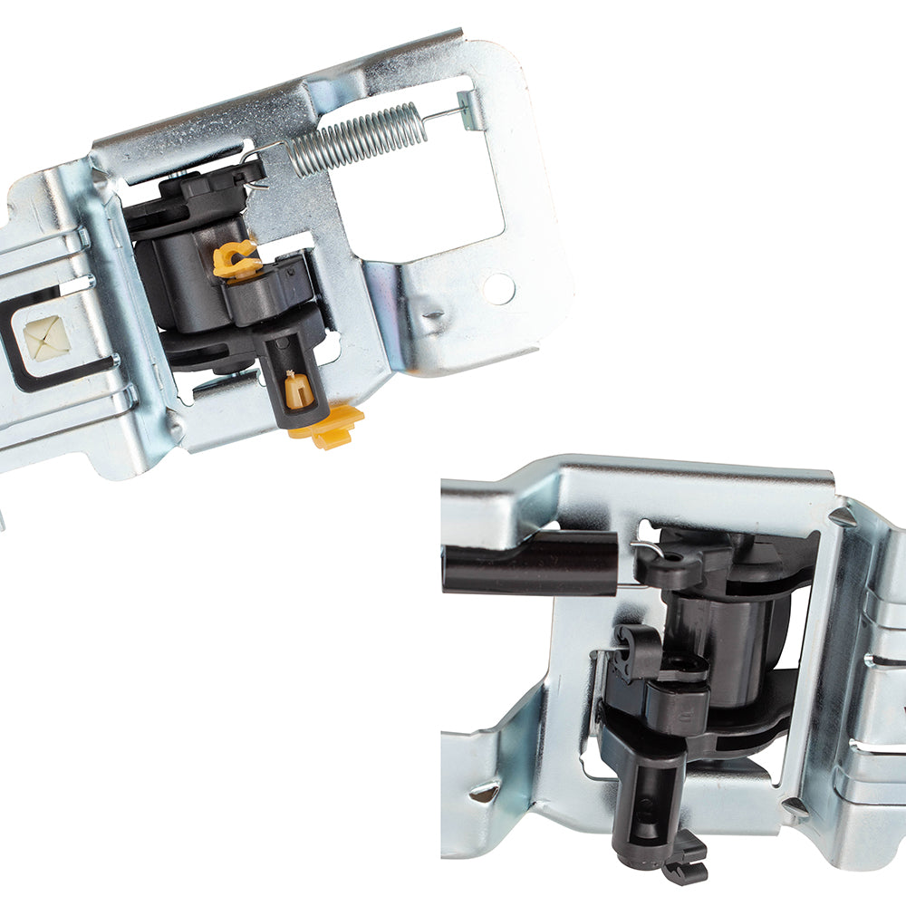 Brock Replacement 4 Pc Set Inside Door Handles Compatible with 2005-2009 Equinox 2006-2009 Torrent 25897973 15926296
