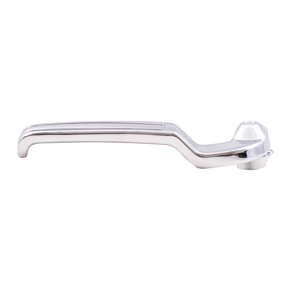 Brock Replacement Set Front Inside Chrome Door Handles Compatible with El Camino Impala Nova Cutlass Firebird GTO Ventura 7743521 7743520
