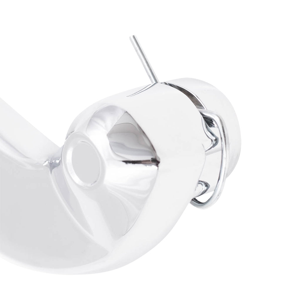 Brock Replacement Passenger Front Inside Chrome Door Handle Compatible with Skylark Camaro Caprice Chevelle Corvair El Camino Nova Cutlass 7743520
