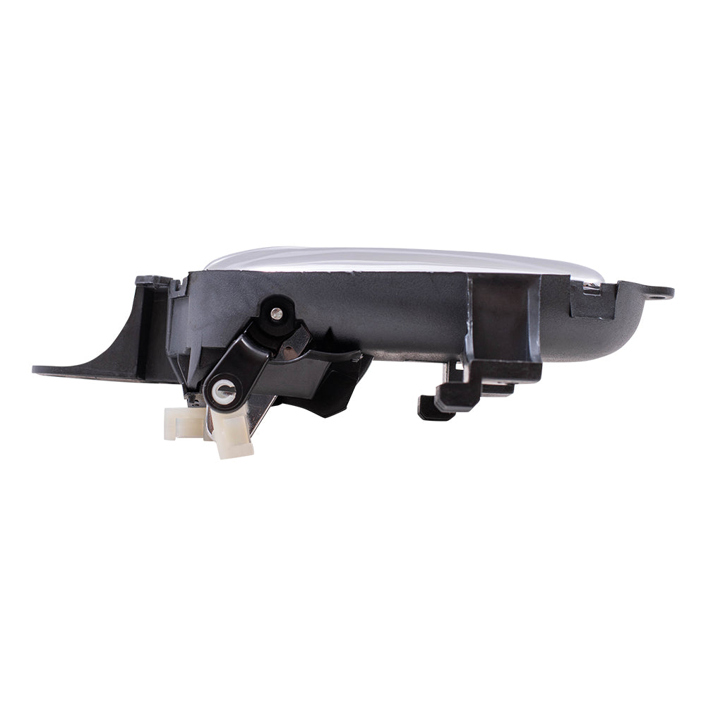 Brock Replacement Drivers Inside Front Rear Chrome Interior Door Handle Compatible with Various Models 8-25965-491-0