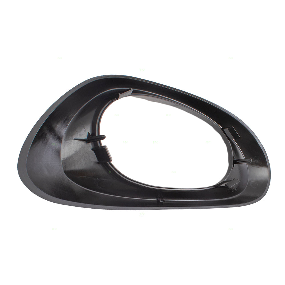 Brock Replacement Passengers Rear Interior Inside Door Handle Trim Bezel Black Textured Compatible with Trailblazer 15214507
