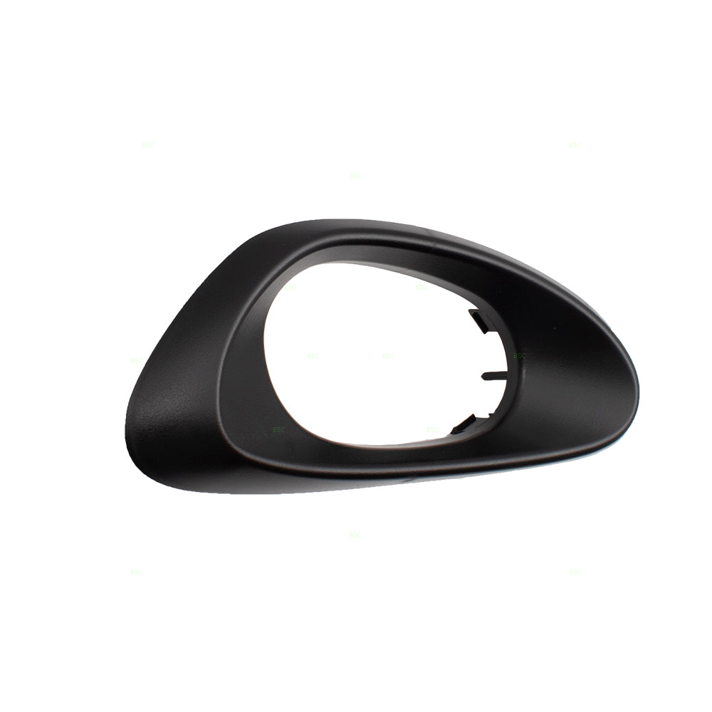 Brock Replacement Drivers Front Interior Inside Door Handle Trim Bezel Black Textured Compatible with 02-09 Trailblazer & 02-06 EXT 15214501