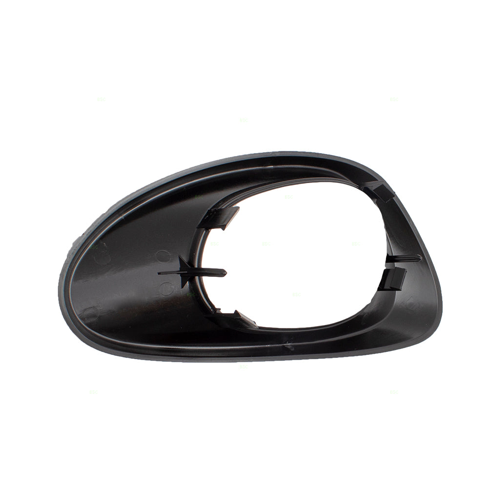 Brock Replacement Drivers Front Interior Inside Door Handle Trim Bezel Black Textured Compatible with 02-09 Trailblazer & 02-06 EXT 15214501