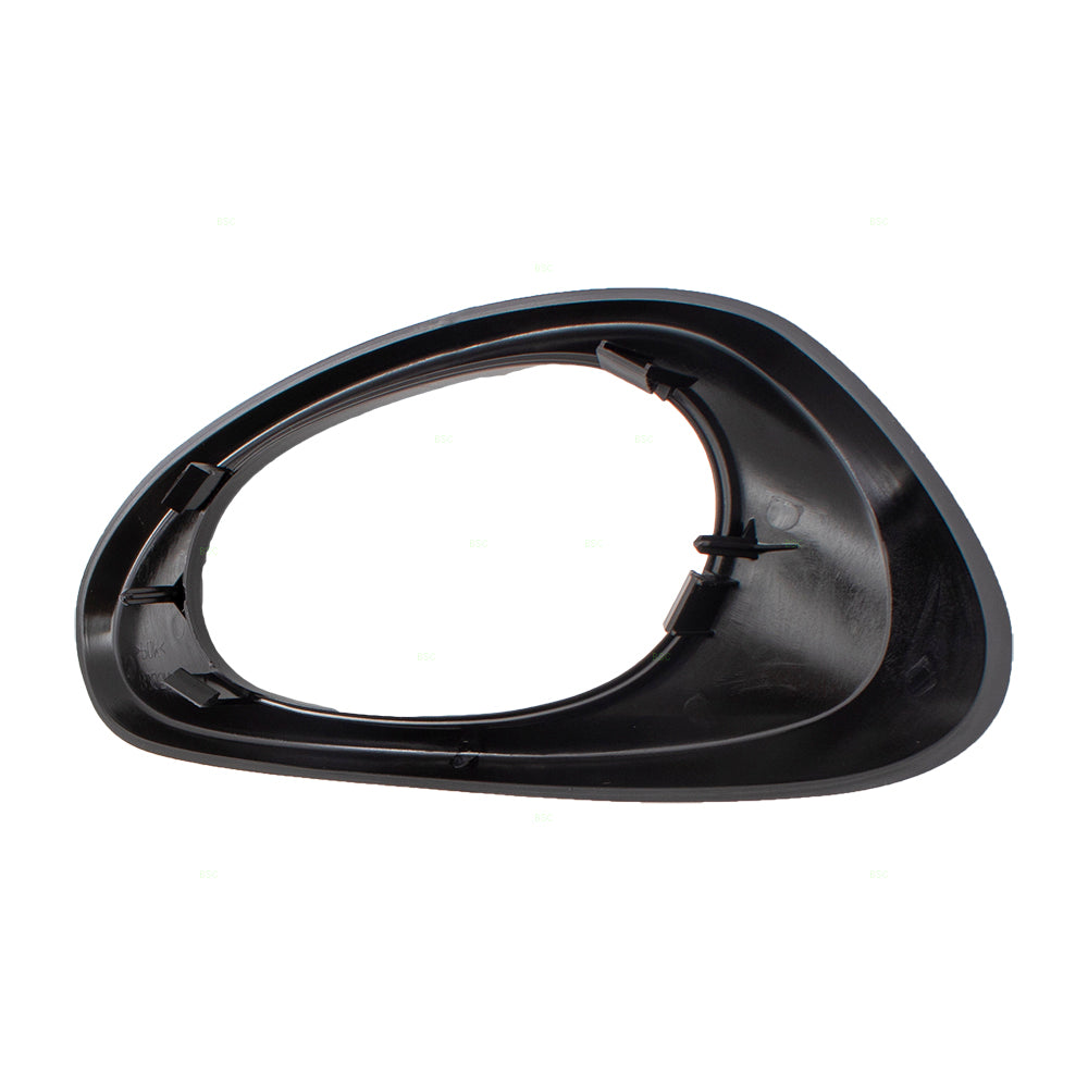 Brock Replacement Drivers Front Interior Inside Door Handle Trim Bezel Black Textured Compatible with 02-09 Trailblazer & 02-06 EXT 15214501
