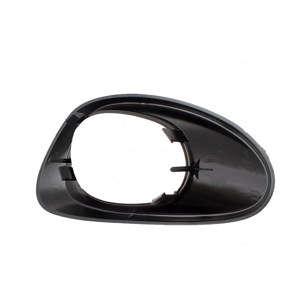 Brock Replacement Passengers Front Interior Inside Door Handle Trim Bezel Black Textured Compatible with 02-09 Trailblazer & 02-06 EXT 15214502