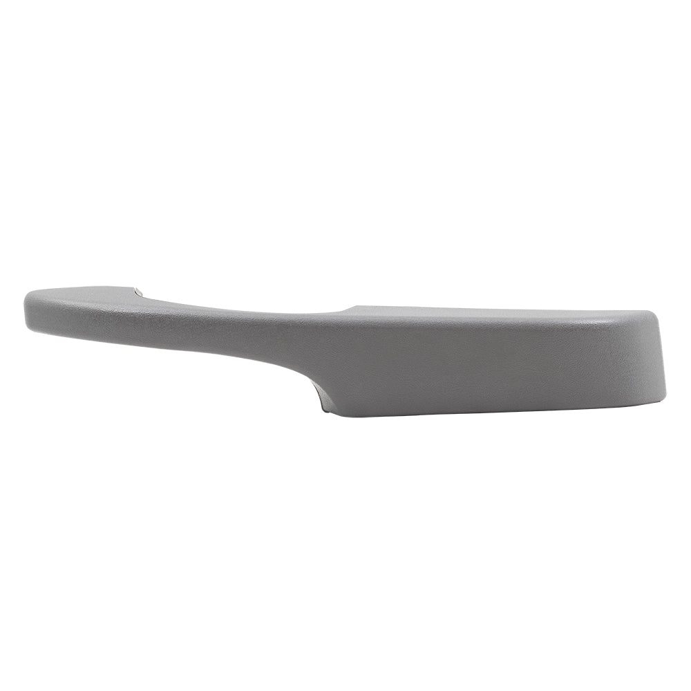 Brock Aftermarket Replacement Front Passenger Right Inside Door Pull Handle Assembly And Hardware Pewter/Gray Compatible With 2003-2022 Chevy Express