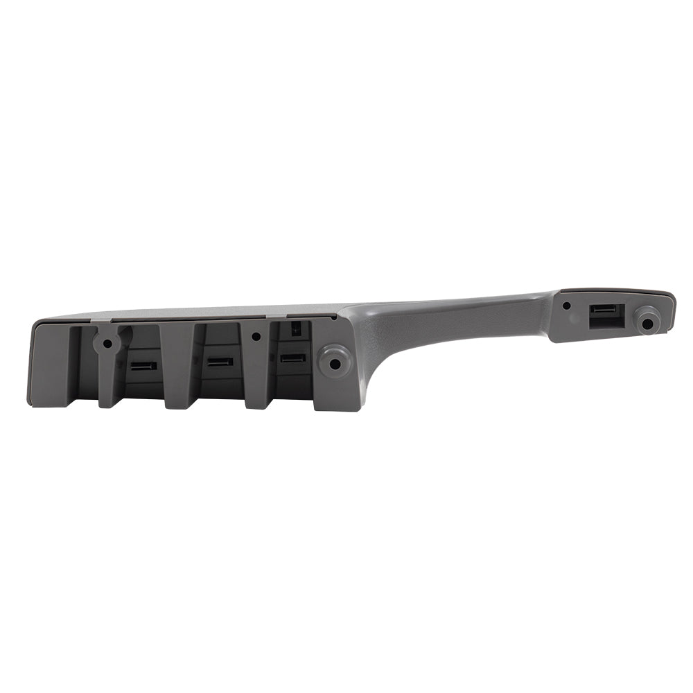 Brock Aftermarket Replacement Front Passenger Right Inside Door Pull Handle Assembly And Hardware Pewter/Gray Compatible With 2003-2022 Chevy Express