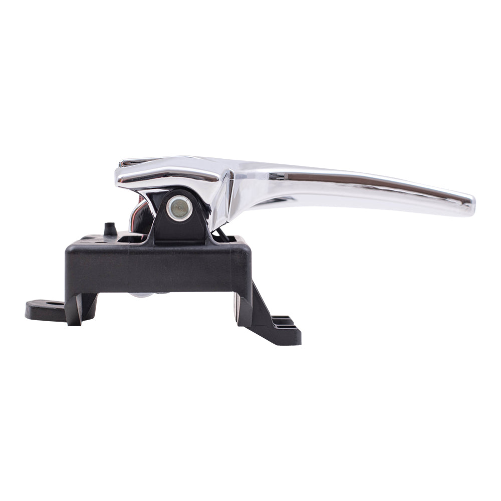 Brock Replacement Driver and Passenger Side Chrome Inside Door Handles 4 Piece Set Compatible with 2002-2007 Buick Rendezvous