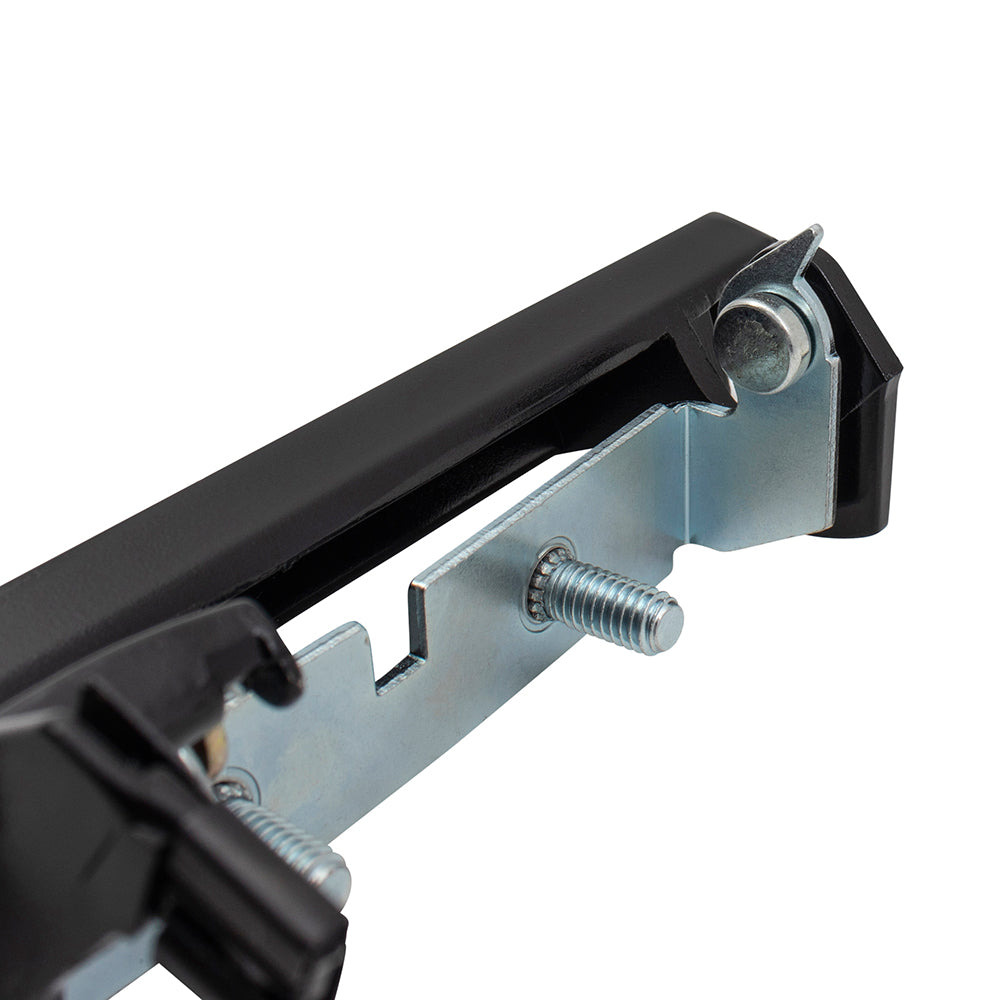 Brock Replacement Set Outside Door Handles Black Exterior Compatible with 1976-1987 Grand Prix 20454213 20454212