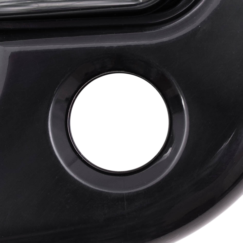 Brock Replacement Driver Outside Front Door Handle Black Bezel & Chrome Lever w/ Keyhole Compatible with 1999-2007 Silverado Sierra Pickup Truck 15745149