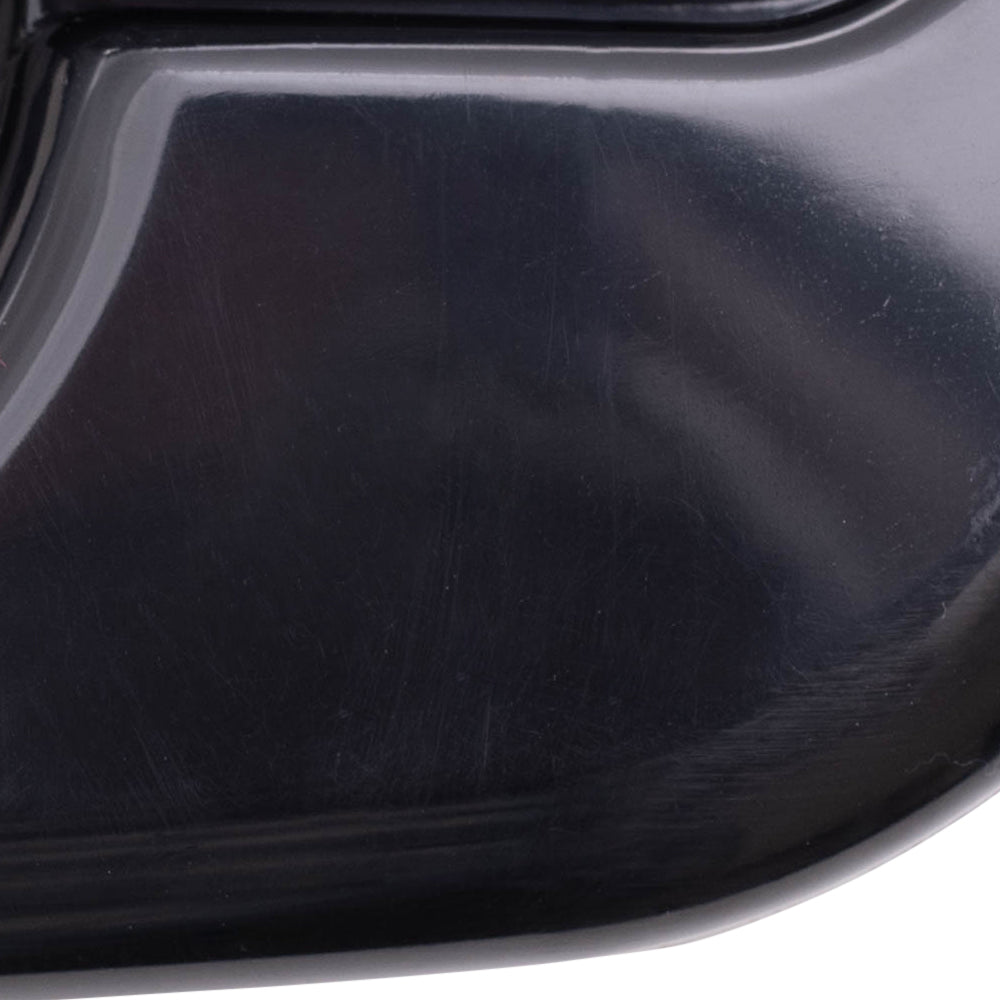 Brock Replacement Driver Rear Outside Door Handle Black Bezel w/ Chrome Lever Compatible with 2001-2007 Silverado Sierra Crew Cab Pickup Truck 15745141
