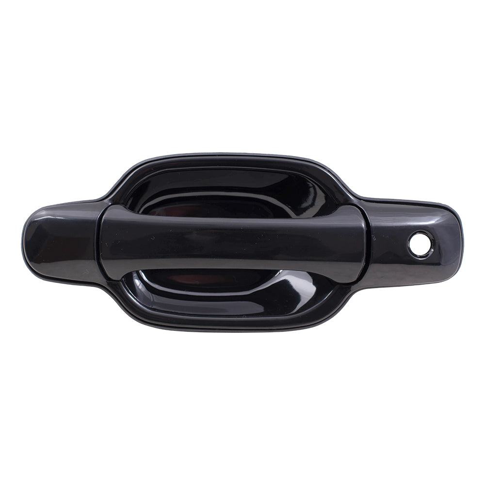 Brock Replacement Set Front Outside Door Handles w/ Keyholes Compatible with 2004-2012 Colorado Canyon 2006-2008 i-Series Pickup Truck 20829878 20829879