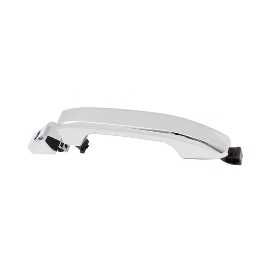 Brock Replacement Driver Front Outside Door Handle Chrome Compatible with 14-19 Silverado Sierra Pickup Truck & 19 Sierra Limited/Silverado LD WITHOUT Passive Entry