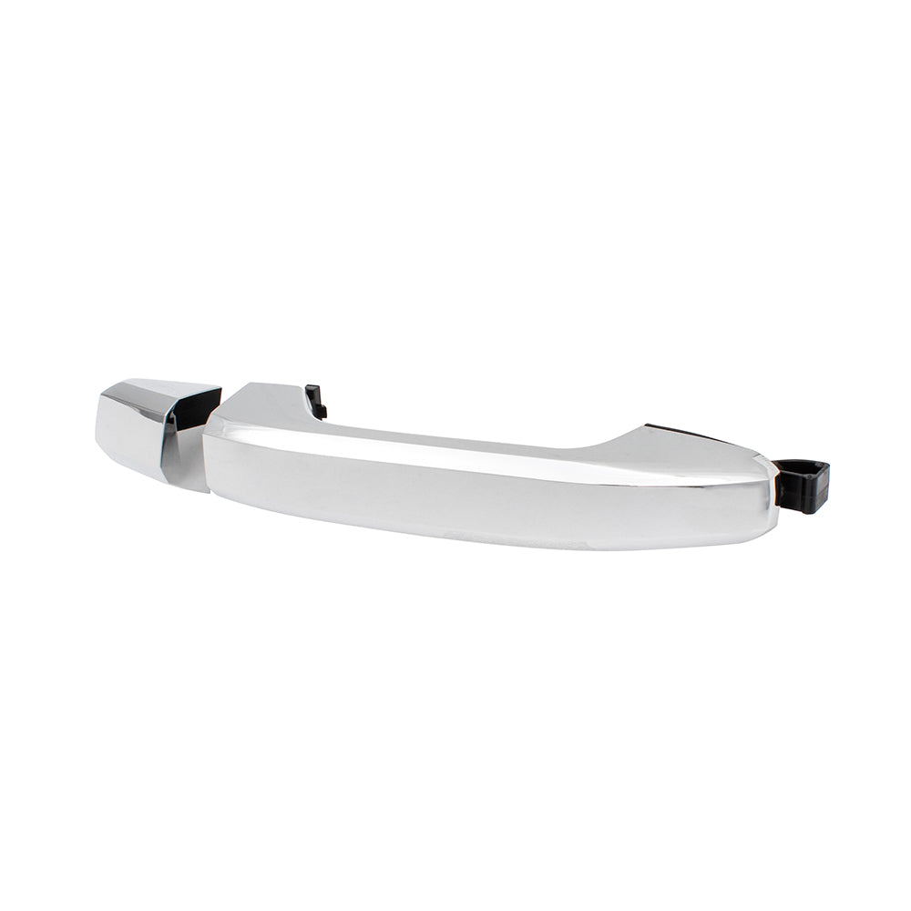 Brock Replacement Passenger Front Outside Door Handle Chrome Compatible with 14-19 Silverado Sierra Pickup Truck & 19 Sierra Limited/Silverado LD WITHOUT Passive Entry