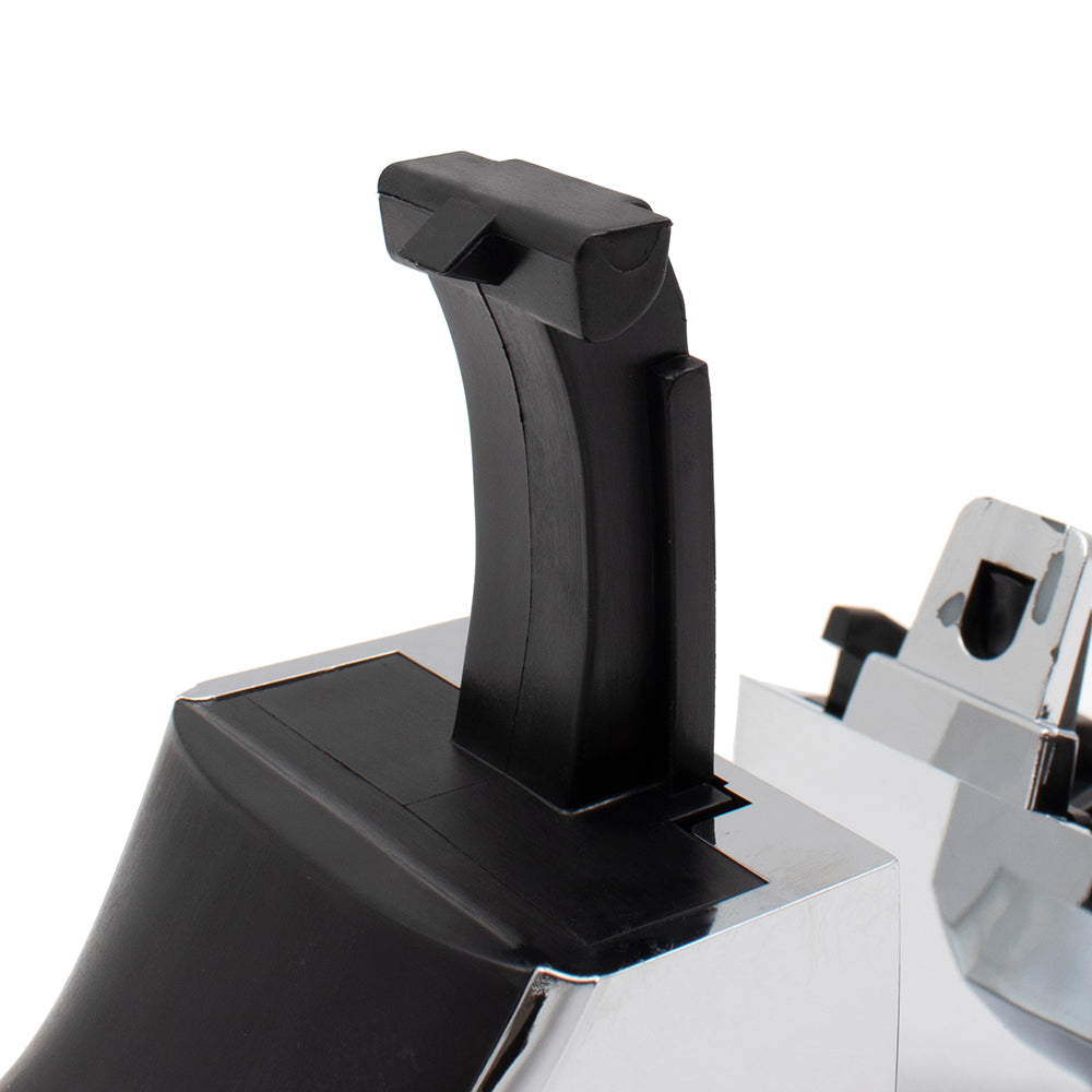 Brock Replacement Chrome Outside Rear Door Handle w/ Cap Compatible with 14-19 Silverado Sierra Pickup Truck & 19 Sierra Limited/Silverado LD WITHOUT Passive Entry