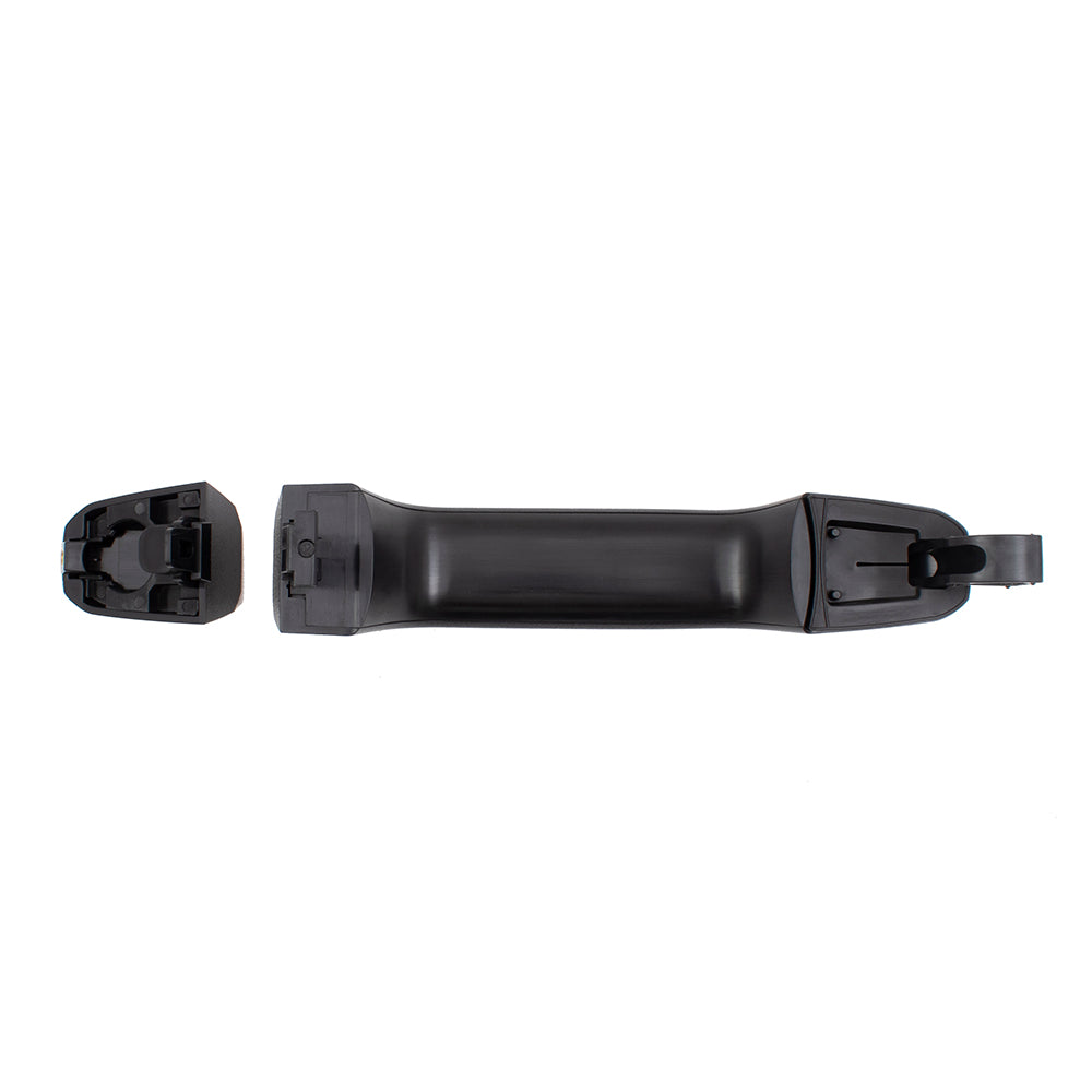 Brock Replacement Passenger Front Outside Door Handle Textured Compatible with 14-19 Silverado Sierra Pickup Truck & 19 Sierra Limited/Silverado LD WITHOUT Passive Entry