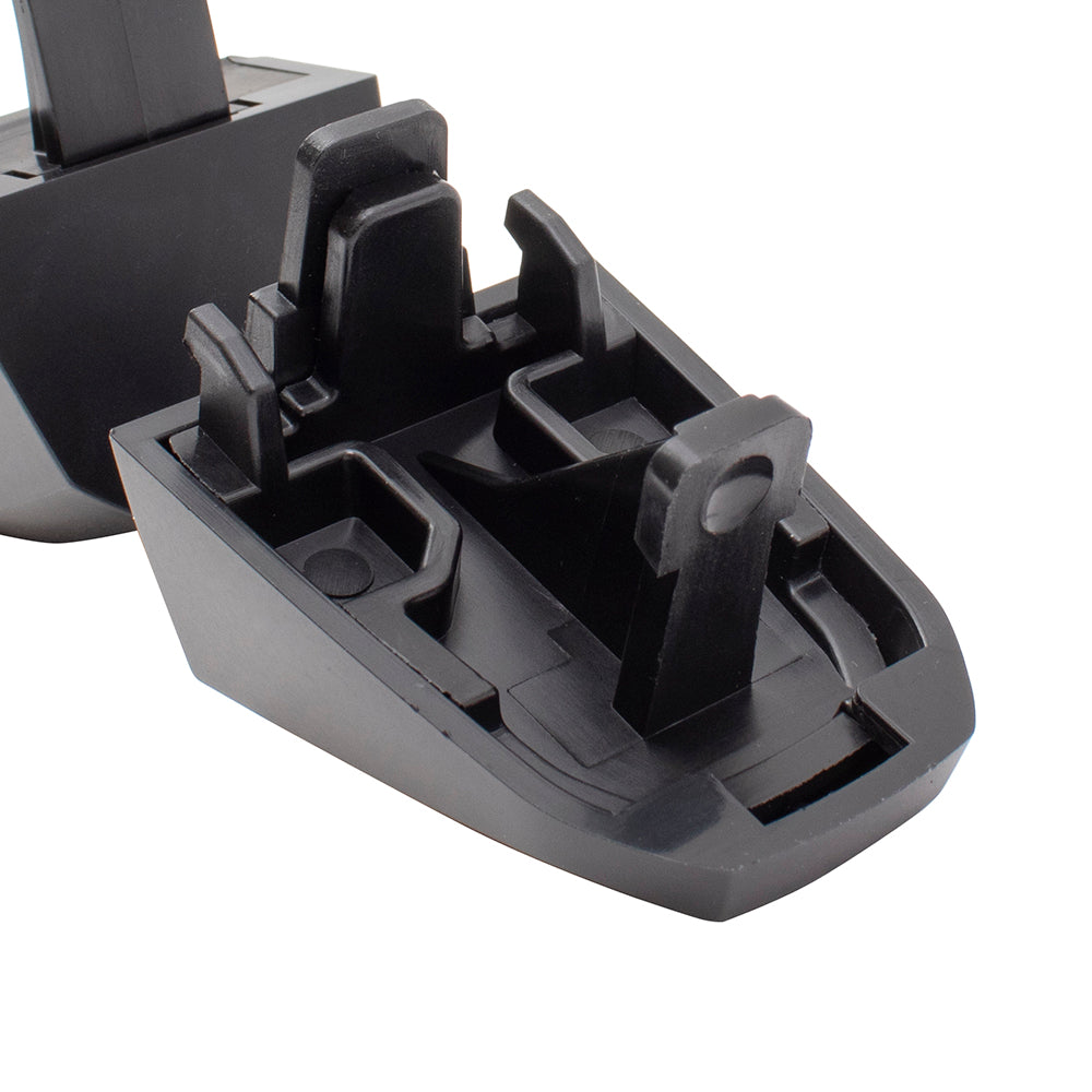 Brock Replacement Set Outside Rear Door Handles Textured w/ Caps Compatible with 14-19 Silverado Sierra Pickup Truck & 19 Sierra Limited/Silverado LD WITHOUT Passive Entry