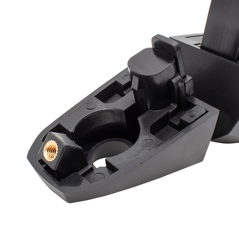 Brock Replacement Set Front Outside Door Handles w/ Cap PTM Compatible with 14-19 Silverado Sierra Pickup Truck & 19 Sierra Limited/Silverado LD WITHOUT Passive Entry 13583889 13583894