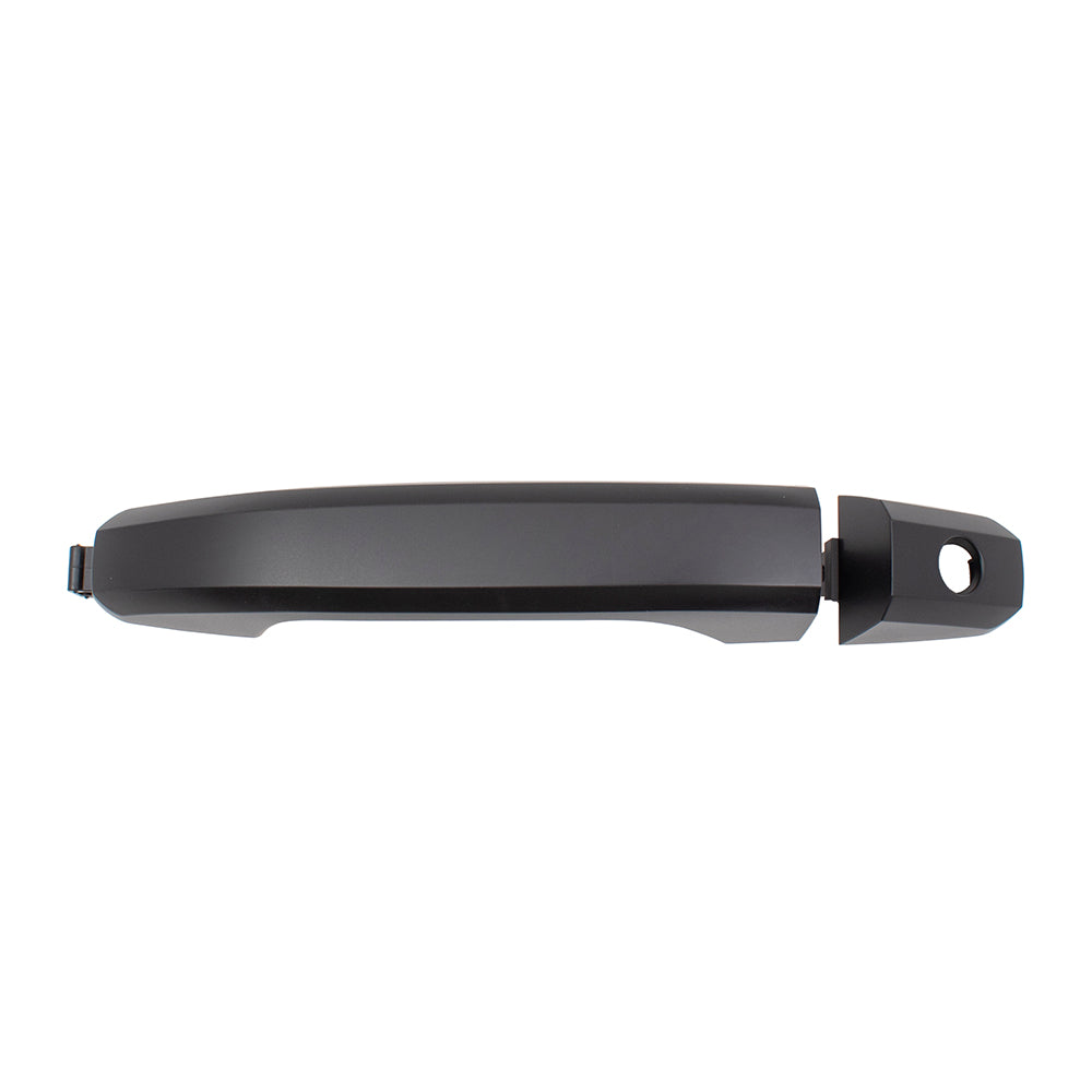 Brock Replacement Driver Front Outside Door Handle w/ Cap Keyhole PTM Compatible with 14-19 Silverado Sierra Pickup Truck & 19 Sierra Limited/Silverado LD WITHOUT Passive Entry 13583889 13583894