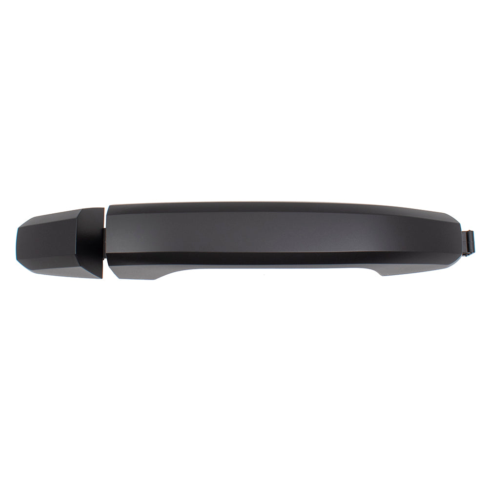 Brock Replacement Passenger Front Outside Door Handle w/ Cap PTM Compatible with 14-19 Silverado Sierra Pickup Truck & 19 Sierra Limited/Silverado LD WITHOUT Passive Entry Replaces 13583889 13583891