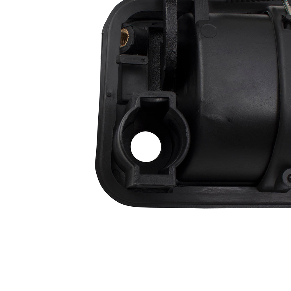 Brock Replacement Driver Outside Front Door Handle Textured Black Metal w/ Plastic Base Left Compatible with 1995-2000 Tahoe C/K Pickup Truck 15032305 15050621