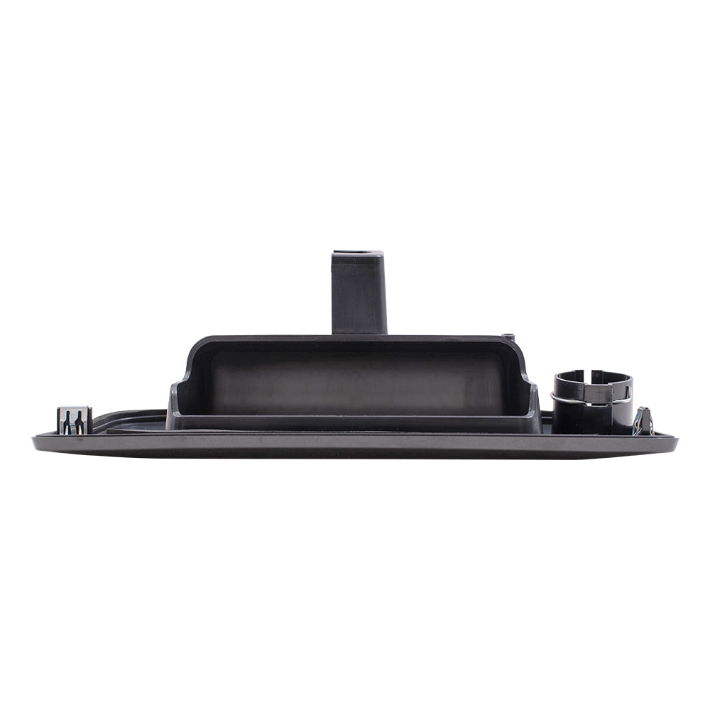 Brock Replacement Tailgate Handle Trim Bezel with Keyhole Compatible with 2007-2014 Silverado Sierra Pickup Truck