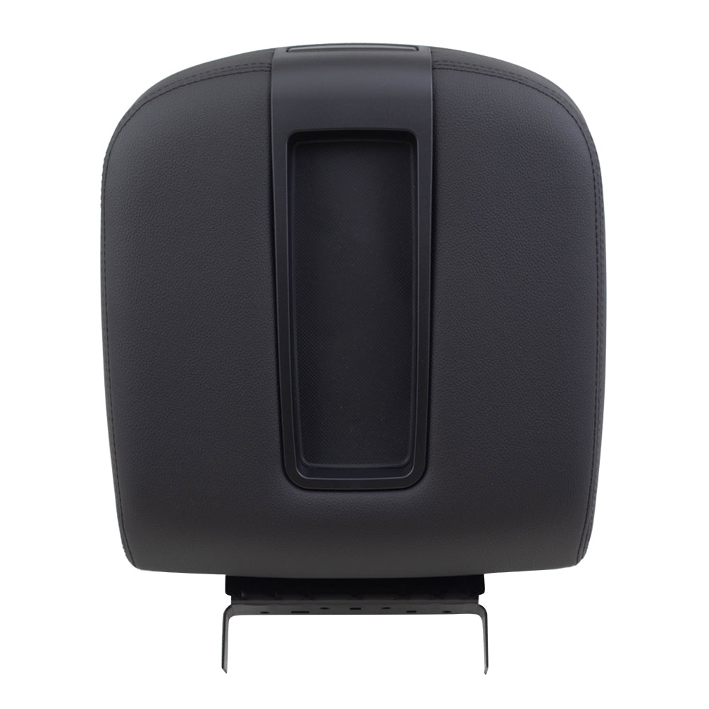 Brock Replacement Black Center Console Armrest Lid Cover Compatible with 2007-2013 Silverado Sierra Tahoe Escalade Pickup Truck with Full Center Console