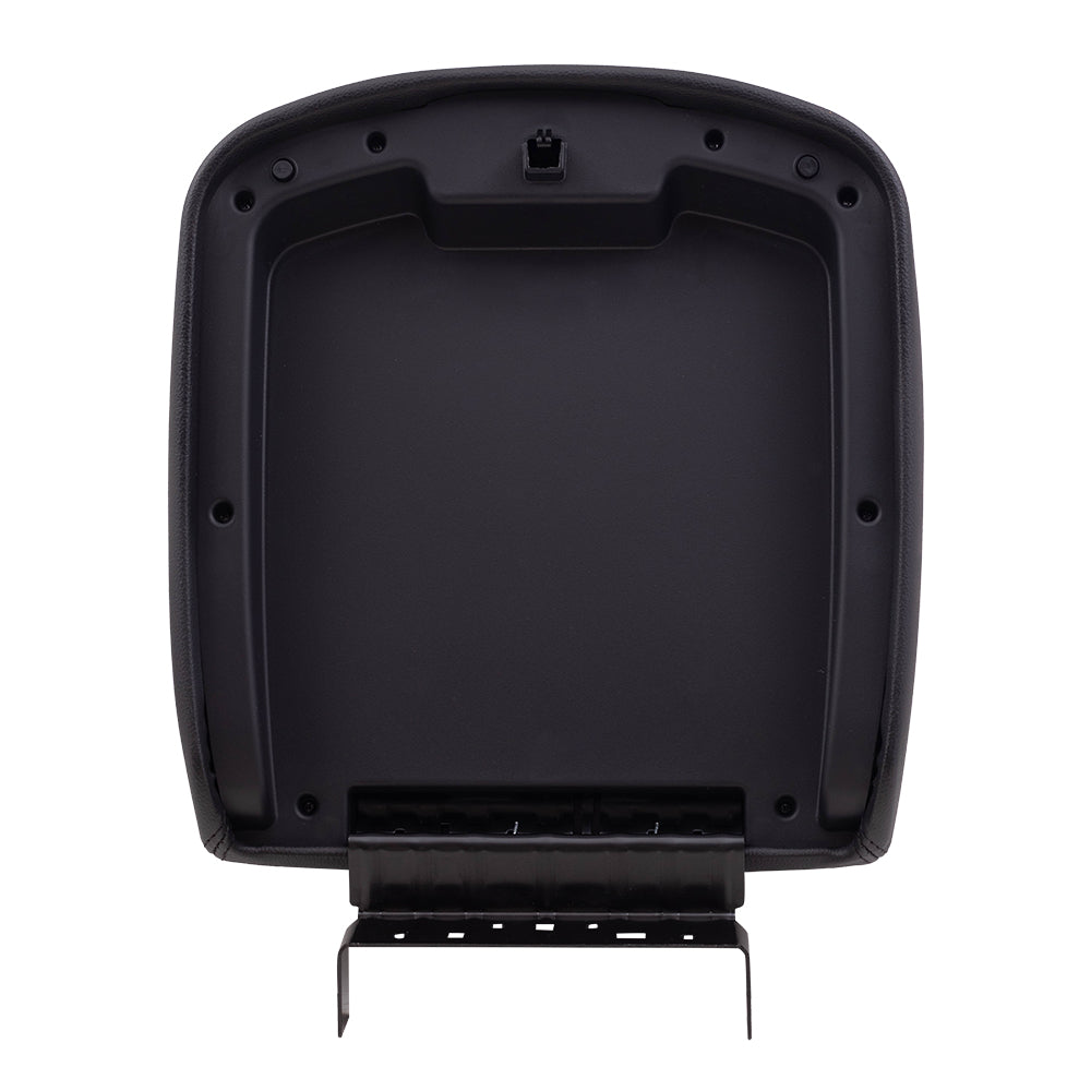 Brock Replacement Black Center Console Armrest Lid Cover Compatible with 2007-2013 Silverado Sierra Tahoe Escalade Pickup Truck with Full Center Console